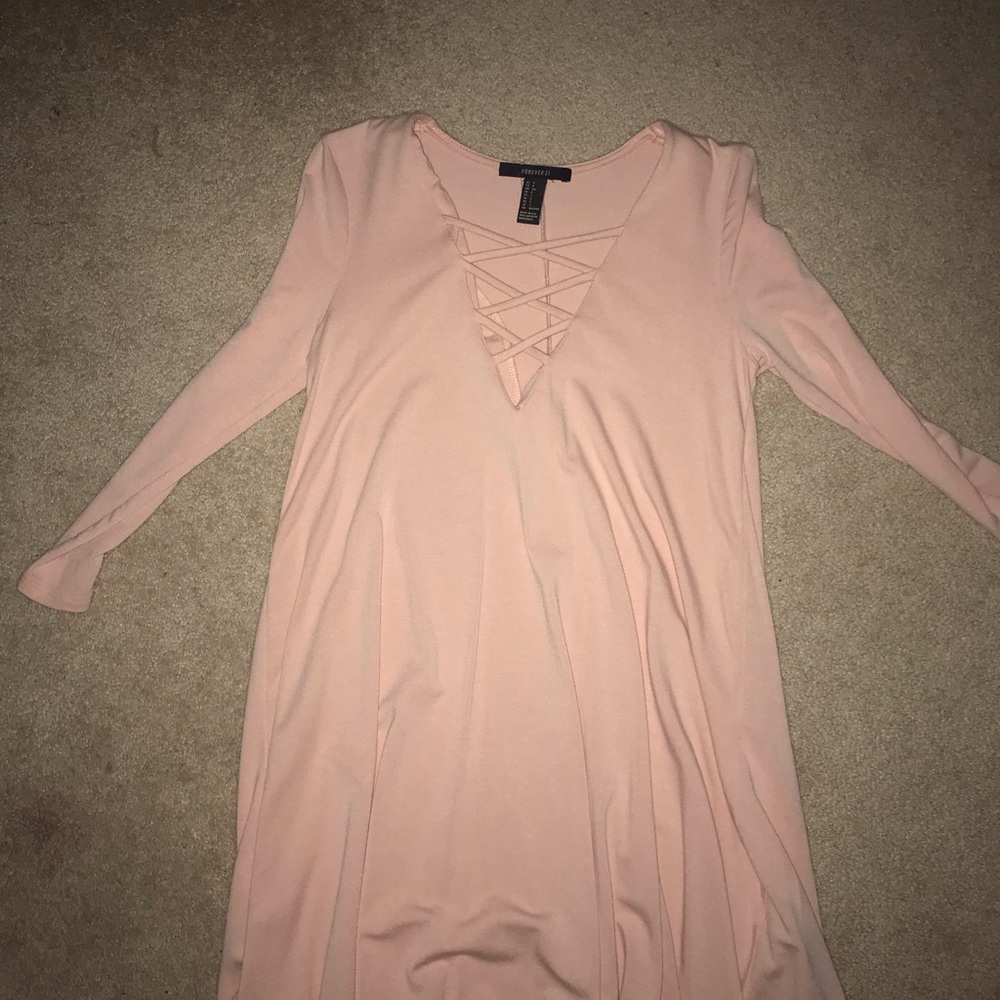 Baby pink dress